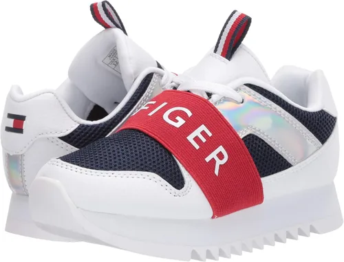 Vista 7 de Tommy Hilfiger Plataforma deportiva unisex para niños Th Leslee