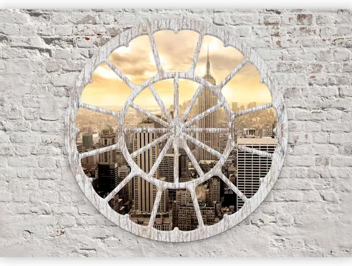 Vista 12 de artgeist Mural de pared prémium de Nueva York, 79 x 55 pulgadas, papel tapiz no tejido, decoración de pared de vellón, impresión fotográfica, diseño