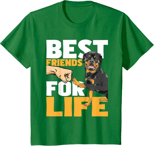 Vista 39 de Best Friends for Life - Rottweiler Animal Dog Lover Breeder T-Shirt