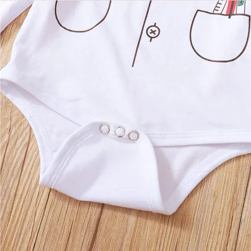 Vista 6 de Singcoco Disfraz de Haloween para bebé niño recién nacido, uniforme con sombrero