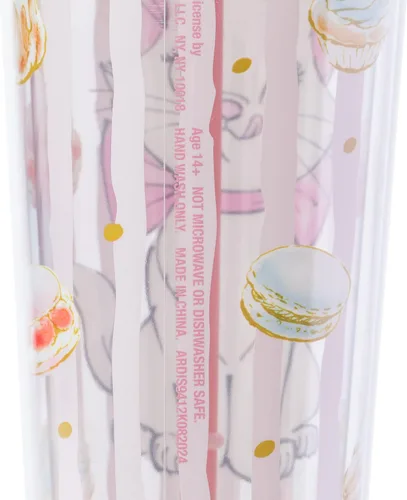 Vista 5 de Silver Buffalo Vaso con Goteo Esculpido en 3D de Los Aristogatos de Disney con Marie Sweet Treats, 26 Onzas