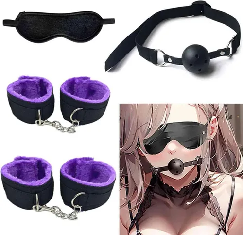 Vista 2 de Juego de correas de amarre sexual, para adultos, restricciones de cama para parejas debajo de la cama King, accesorios sexys para mujeres en correas