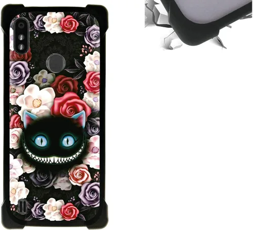 Vista 72 de jioeuinly Funda compatible con ZTE Blade X1 5G Phone Case PC Backplane + cubierta de silicona suave marco XSH