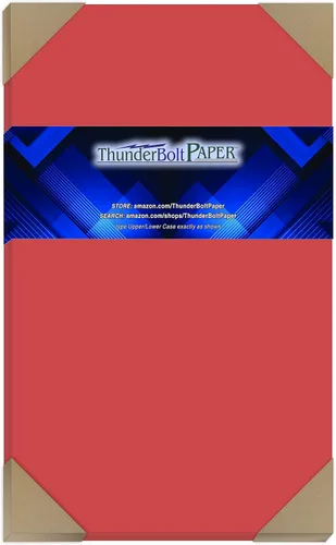Vista 16 de 125 Bright Apple Color Rojo 65LB cover card Papel – 3" x 5" (3 x 5 inches) Tamaño photo card frame – 65 lb/libra Peso ligero Cardstock – Calidad