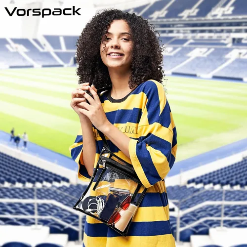 Vista 2 de Vorspack - Bolso transparente aprobado para estadios - Bolso cruzado de TPU para mujeres - Concierto