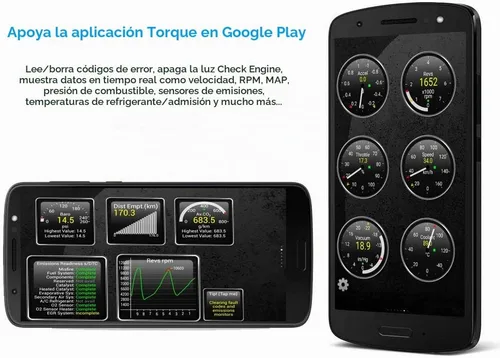 Vista 3 de Panlong Bluetooth OBD2 OBDII - Escáner de diagnóstico para automóvil, lector de código, comprobador de luz del motor para Android, compatible