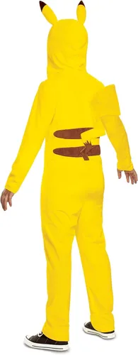 Vista 3 de Disfraz de Pokemon Pikachu para niño, talla XL, 1416, color amarillo