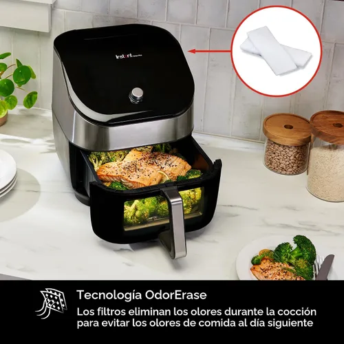 Vista 6 de Instant Pot Vortex Plus - Freidora de aire de 6 cuartos con tecnología de borrado de olor, funciones 6 en 1 que crujen, asan, asan, deshidratan