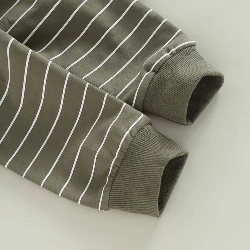 Vista 5 de CIYCUIT Conjunto de sudadera de manga larga y pantalones para bebé niño pequeño