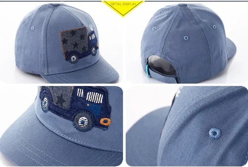 Vista 2 de MZLIU Sombreros de béisbol de algodón para niños Infan (3M-6T)