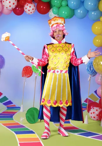 Vista 5 de Disfraz de King Kandy Candy Land para hombre