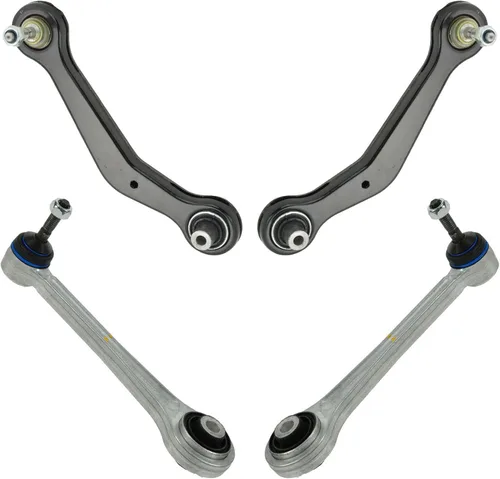 Vista 36 de TRQ Brazo de control superior e inferior del lado del conductor y del pasajero con juego de rótulas compatible con Chevrolet GMC 89-02
