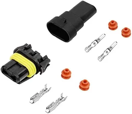 Vista 2 de 9006 9005 HB4 HB3 - Conector impermeable macho y hembra, adaptador de cable para faros delanteros, luces antiniebla, 5 pares