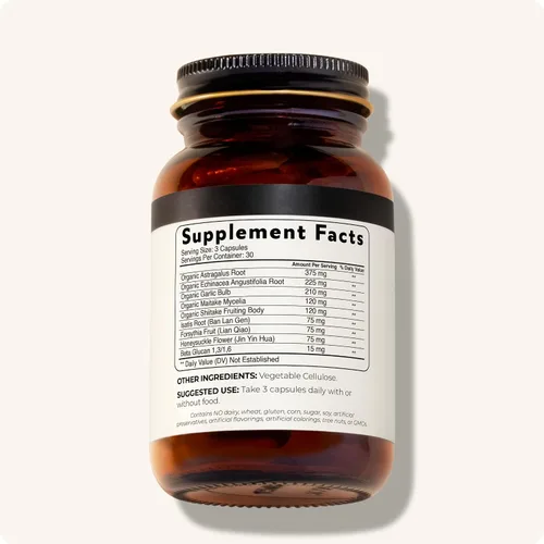 Vista 10 de Blisque Suplemento natural de apoyo inmunológico para defensa inmunológica, refuerzo y ayuda Aprobado por médicos con astrágalo, equinácea y ajo