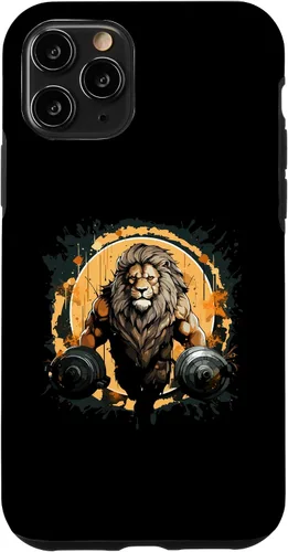 Vista 10 de Funda de motivación para iPhone 14 Lion Bodybuilding Beast Fitness Gym