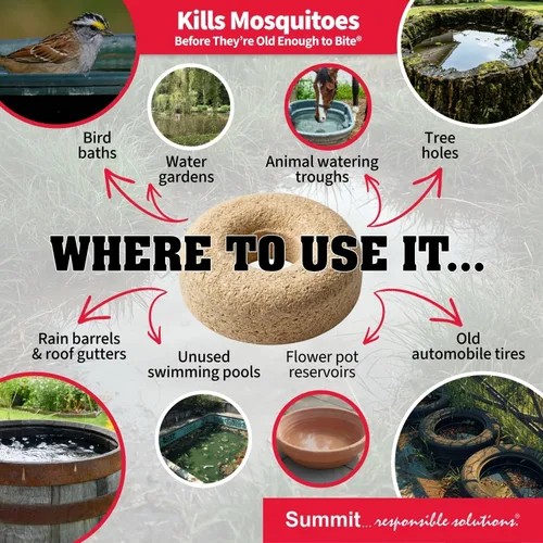 Vista 6 de Summit Chemical Company Tabletas para Mosquitos de Estanque - Paquete de 2