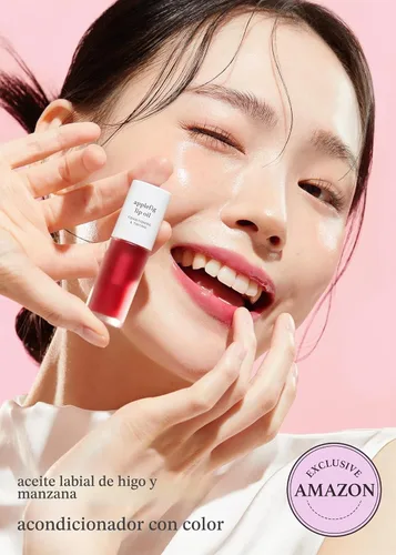 Vista 7 de NOONI Aceite de labios vegano coreano – Appleginseng, 0.12 onzas líquidas + aceite de labios coreano – Applefig, paquete de 0.12 onzas líquidas