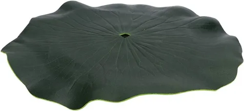 Vista 6 de Bandeja flotante de hoja de loto para bomba de fuente solar, bandeja flotante portátil para estanque de jardín, piscina, estanque de peces
