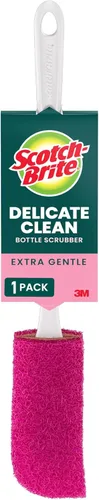 Vista 10 de Scotch-Brite Limpiador de botellas de agua, seguro en vidrio, plástico y acero inoxidable (paquete de 2)