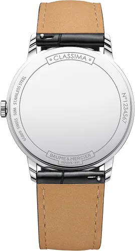 Vista 2 de Baume et Mercier Classima Reloj Hombre 1.575 in Esfera Azul MOA10324, Azul, Moderno