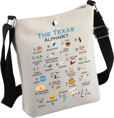 Vista 8 de MNIGIU Bolsa de lona de Texas, bolsa de bienvenida reutilizable ecológica