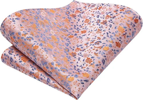 Vista 65 de Dubulle Corbata tejida de cachemira para hombre y gemelos de pañuelo para hombre, conjunto de gemelos para boda formal y negocios