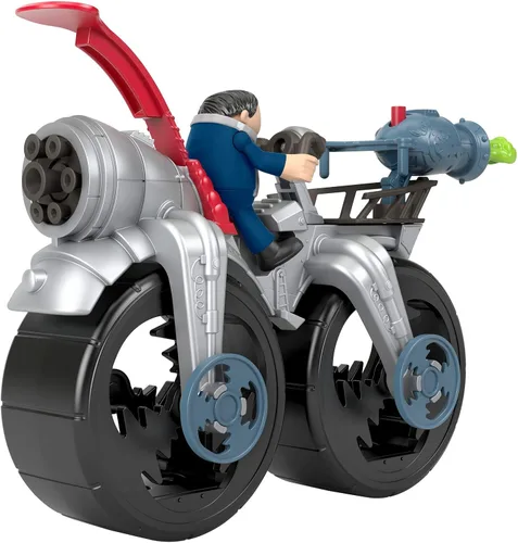 Vista 8 de Fisher-Price Imaginext Minions Gru's Rocket Bike, figura de personaje y juguete de empuje para niños preescolares de 3 a 8 años