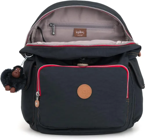 Vista 4 de Kipling Mochila City Pack para mujer, talla única, Azul (True Navy C)