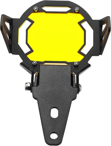 Vista 5 de Motoforti Par de la motocicleta LED antiniebla Protector Guardias OEM Foglight lámpara cubierta para BMW R1200 F800R1250 F850/GS amarillo