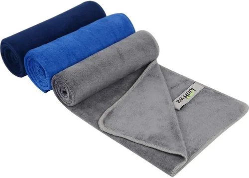 Vista 8 de KinHwa Toallas de entrenamiento absorbentes para gimnasio, toallas de gimnasio suaves para sudor, toalla deportiva de microfibra, tamaño perfecto