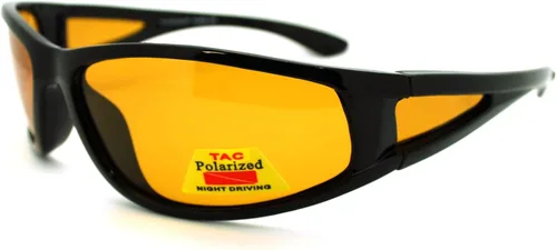 Vista 3 de Gafas de sol polarizadas de visión nocturna para hombre color negro