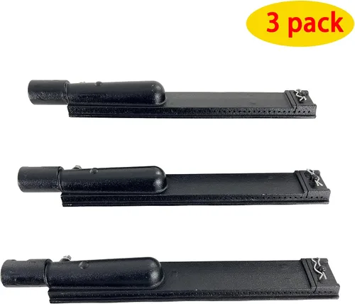 Vista 2 de Parts DB101 - Juego de 3 tubos de quemador de hierro fundido de 15 13/16 pulgadas, piezas de repuesto para parrilla de gas Jennair 720-0061