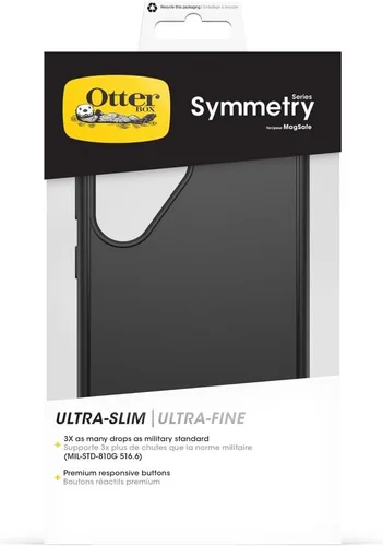 Vista 5 de OtterBox Symmetry Series - Funda con imanes para Galaxy S25 Ultra, color negro