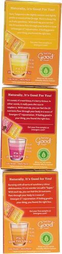 Vista 2 de Emergen-c Vitamina C 1000mg 90 paquetes 3 cartones variados Peso neto 29.1 oz (828g)