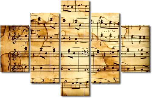 Vista 64 de Lienzo decorativo para pared, diseño de DJ Music Mixes the Track HD impreso en pinturas, 5 piezas de imágenes abstractas para sala de estar, obra