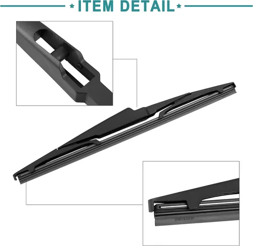 Vista 6 de ACROPIX Juego de brazos de limpiaparabrisas trasero para Kia Sorento Negro