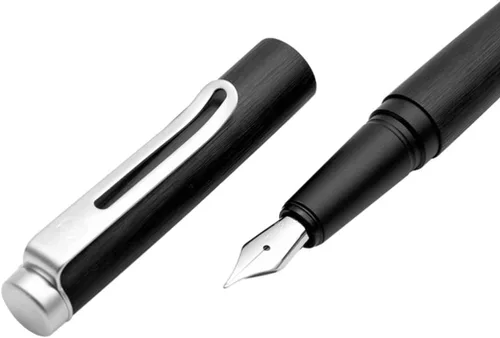 Vista 4 de Plumas estilográficas de metal para escribir punta fina de 0.020 in de alta gama, bolígrafo de caligrafía, impresionantes bolígrafos de lujo