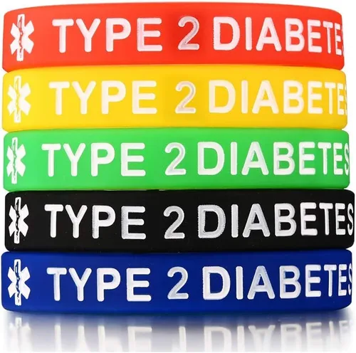 Vista 8 de XUANPAI Paquete de 5 pulseras de goma de silicona deportiva de alerta de emergencia médica para hombres, mujeres y niños
