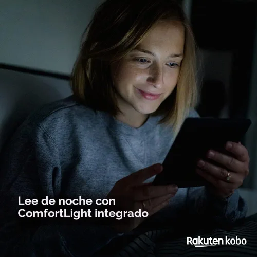 Vista 5 de Kobo Nia eReader Pantalla táctil sin reflejos de 6 pulgadas Brillo ajustable Delgado y ligero eBooks WiFi 8 GB de almacenamiento