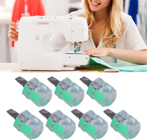 Vista 5 de Hztyyier 7 destornilladores de cabeza plana, juego de mini destornilladores para máquina de coser con mango ergonómico antideslizante para uso