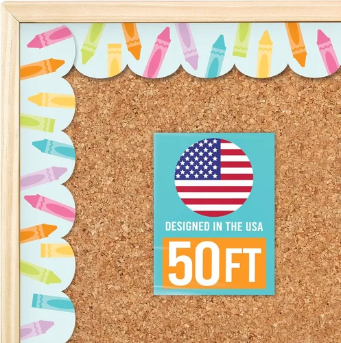 Vista 10 de Bordes de tablón de anuncios de 50 pies para decoración de tablones