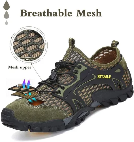 Vista 2 de Zapatos de agua para hombres y mujeres. Secado rápido. Para andar descalzo. Para gimnasia en el agua, natación, para el río. Zapatos para piscina