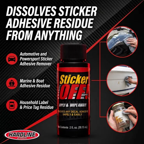 Vista 5 de Productos Hardline Sticker-Off! Líquido para eliminar calcomanías