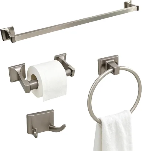 Vista 8 de Formosa Design Hardware - Kit de accesorios de baño (4 piezas, bronce oscuro)