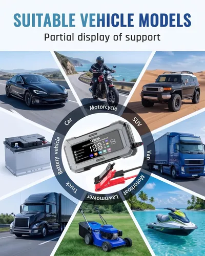 Vista 6 de Cargador de batería de coche Cargador automático de goteo y mantenedor