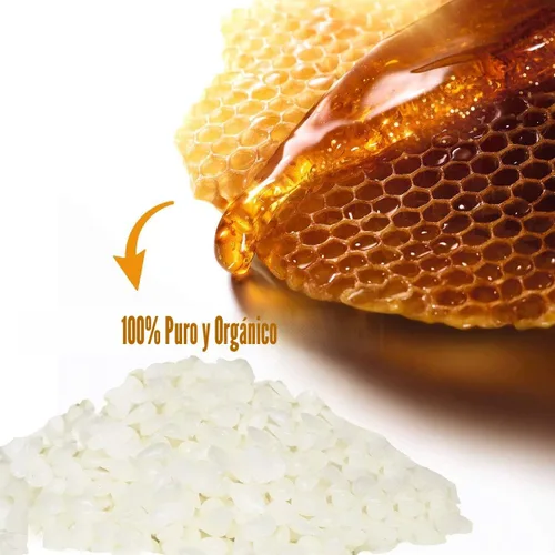 Vista 4 de Bolitas de cera de abeja blanca Howemon 2LB 100% Puras y Naturales Triple Filtro para Cuidado de la Piel, Cara, Cuerpo y Cabello Suministros