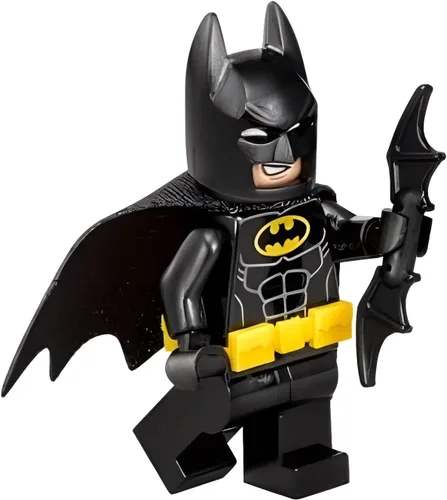 Vista 2 de LEGO Super Heroes DC Black Universe Minifigura Batman con Batarang (cabeza tradicional)