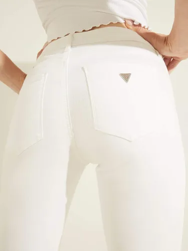 Vista 3 de GUESS Jeans ajustados elásticos de tiro medio para mujer