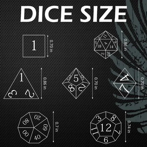 Vista 7 de Sharp Edge - Juego de dados DND, juego de dados de globo ocular DND, dados de ojo de dragón de núcleo líquido para juegos de mesa de rol