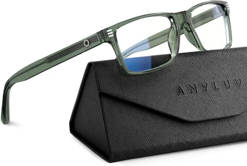 Vista 32 de ANYLUV Blue Light Glasses for Sleep, 99.9% Blue Green Light Blocking with Red Lens, Blue Light Glasses